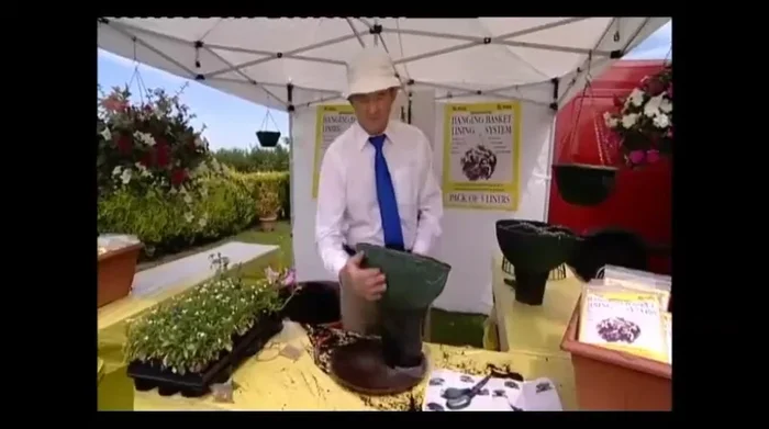 Firm the compost around the plants.