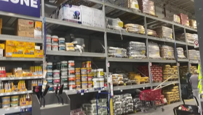 If using mesh mats, connect several together using zip ties.