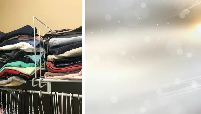 Use drawer organizers to separate clothing items.
