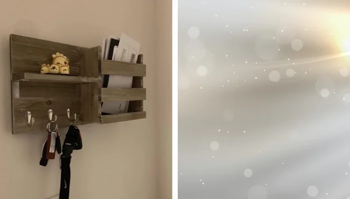 Use a structural wall hanger for necklaces.