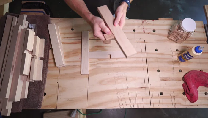 Glue and clamp: Test fit before gluing. If pieces don't fit, adjust before forcing them together.