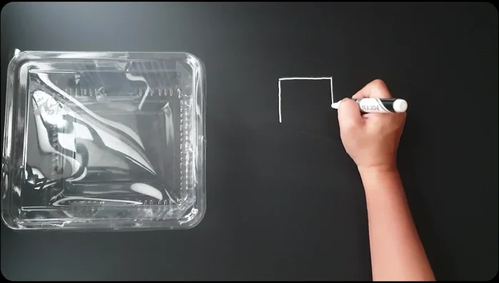 Add up the measurements for each side to ensure accuracy before cutting.