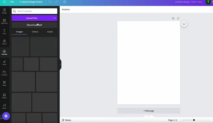 Upload your garden background design.