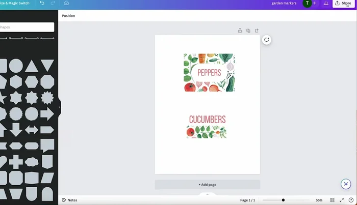 Download the design as a PDF and print it using your sublimation printer.